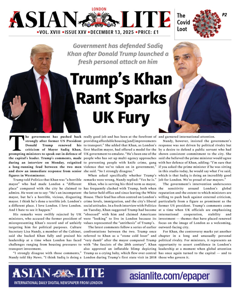 AL UK – DECEMBER 13, 2025 – PRINT